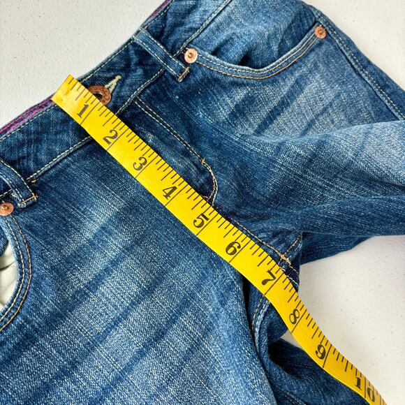 Levi's Skinny Flare Jeans Size 14 - Length From Waist 36" - Picture 8 of 9